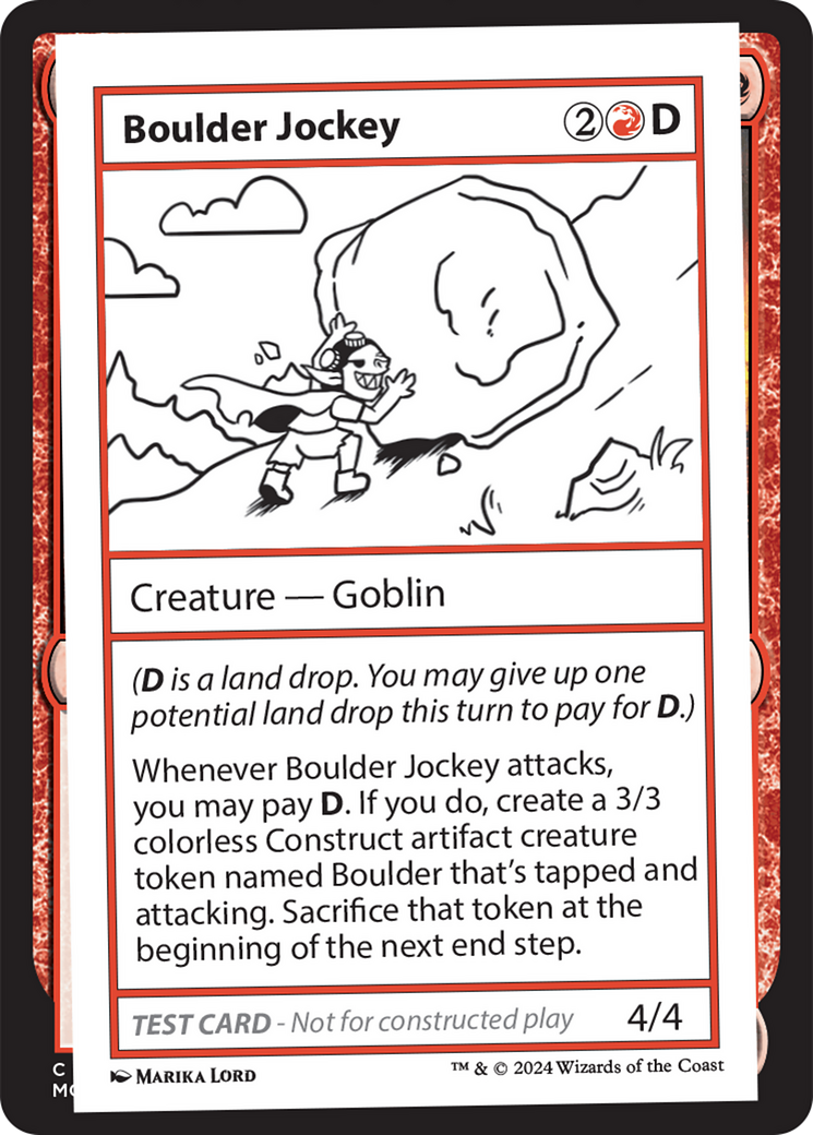 Boulder Jockey [Mystery Booster 2 Playtest Cards] | Anubis Games and Hobby