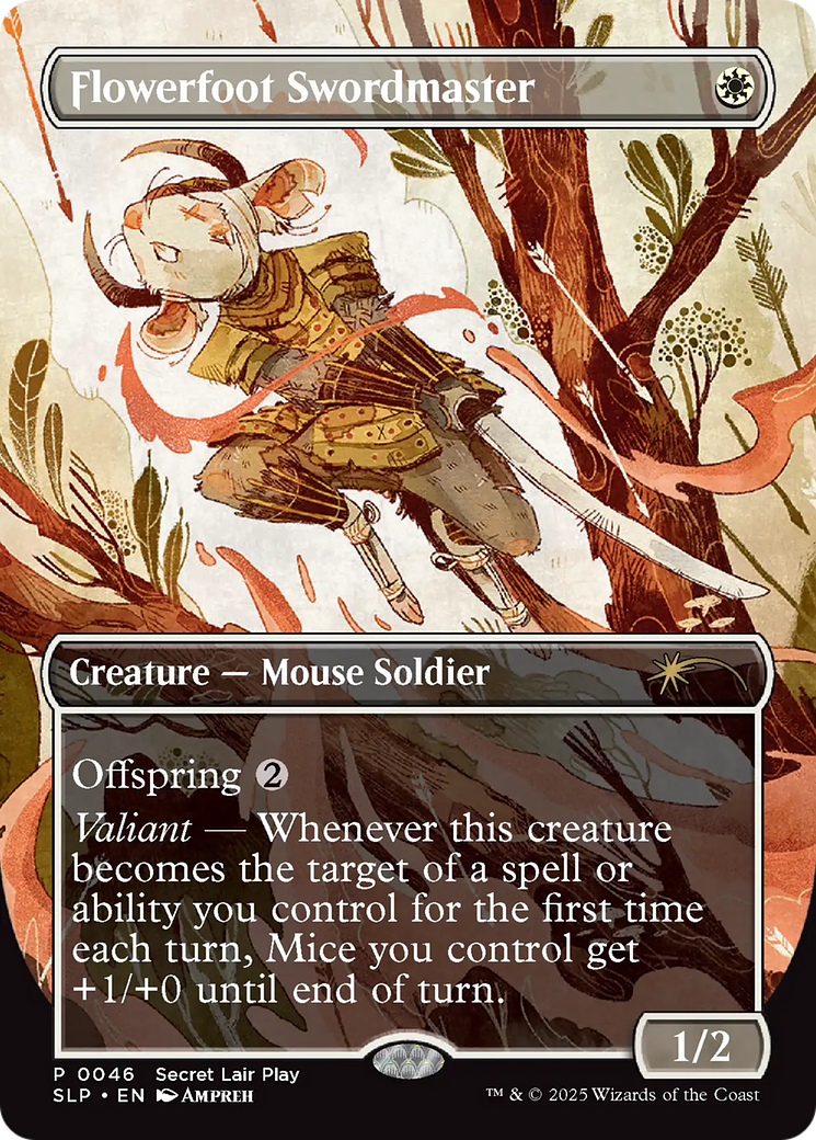 Flowerfoot Swordmaster [Secret Lair Showdown] | Anubis Games and Hobby