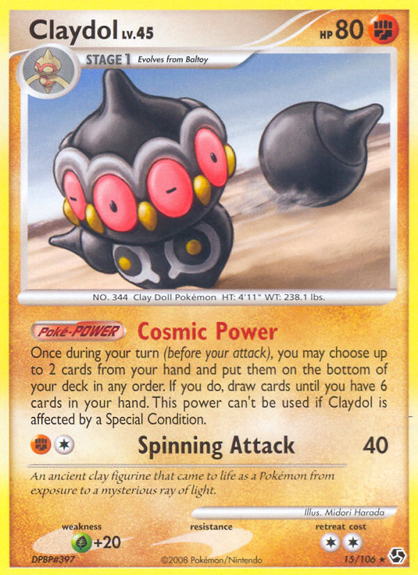 Claydol (15/106) [Diamond & Pearl: Great Encounters] | Anubis Games and Hobby
