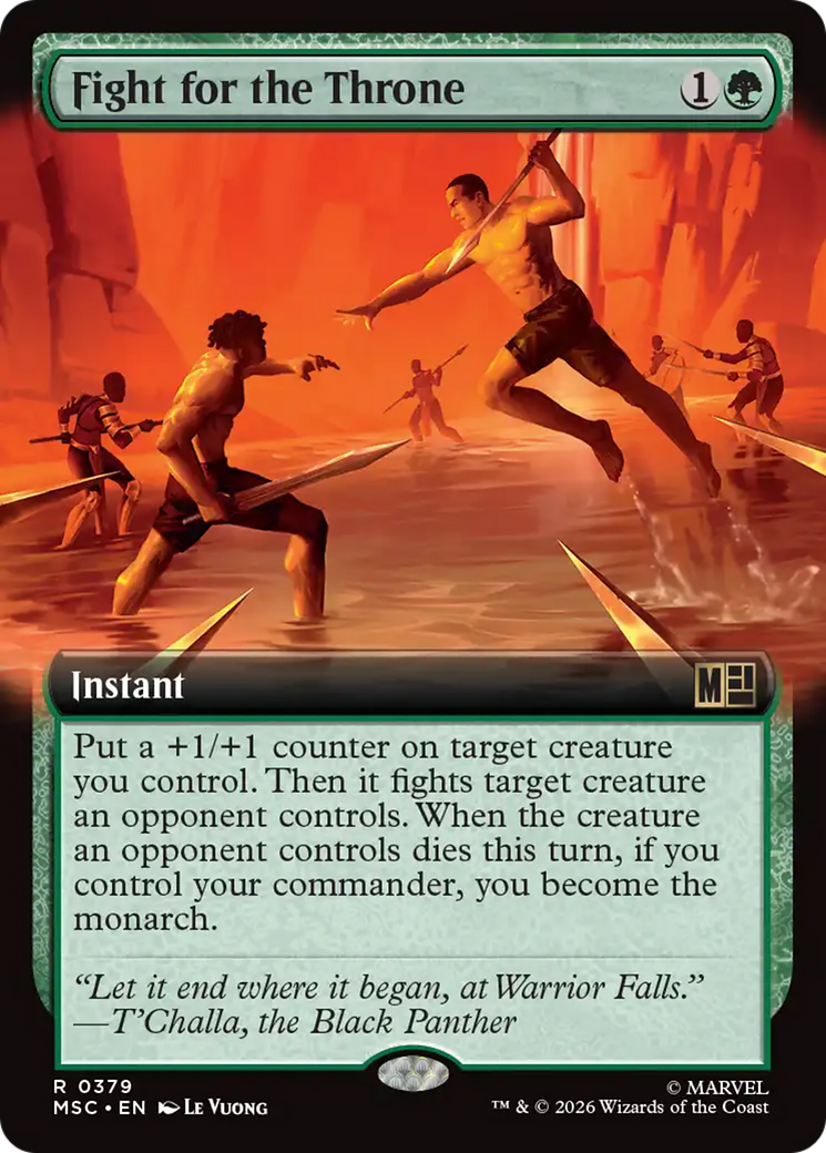 Fight for the Throne (Extended Art) [Marvel Super Heroes Commander] | Anubis Games and Hobby