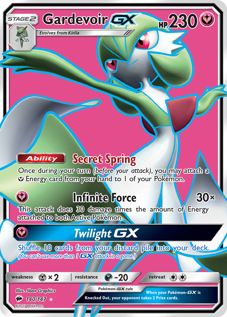 Gardevoir GX (140/147) [Sun & Moon: Burning Shadows] | Anubis Games and Hobby