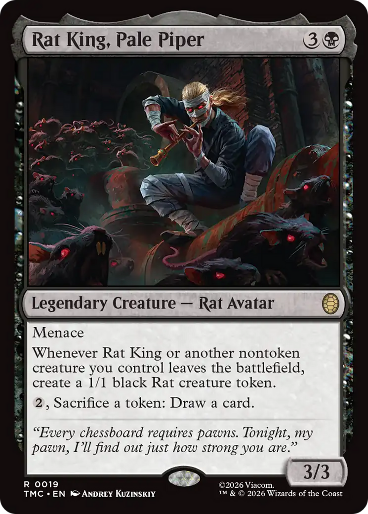 Rat King, Pale Piper [Teenage Mutant Ninja Turtles Commander] | Anubis Games and Hobby
