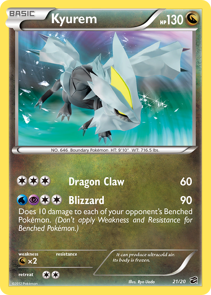 Kyurem (21/20) [Black & White: Dragon Vault] | Anubis Games and Hobby