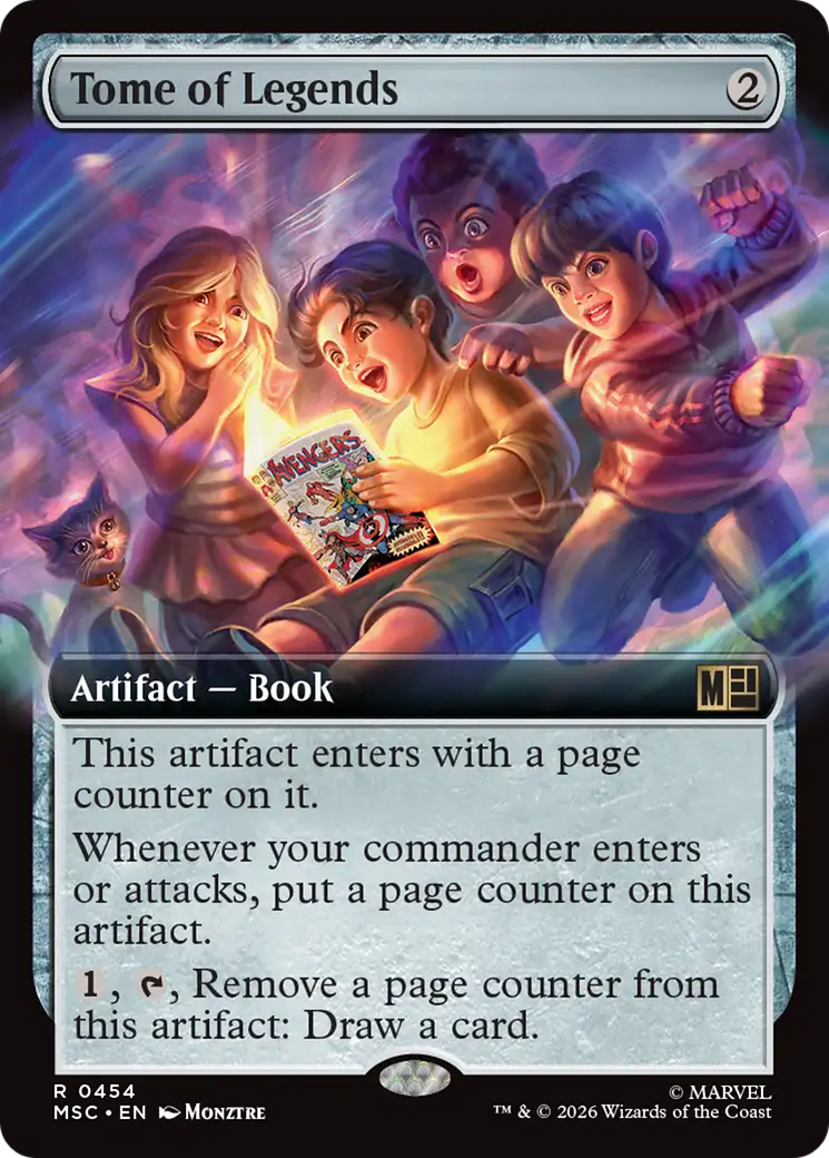 Tome of Legends (Extended Art) [Marvel Super Heroes Commander] | Anubis Games and Hobby