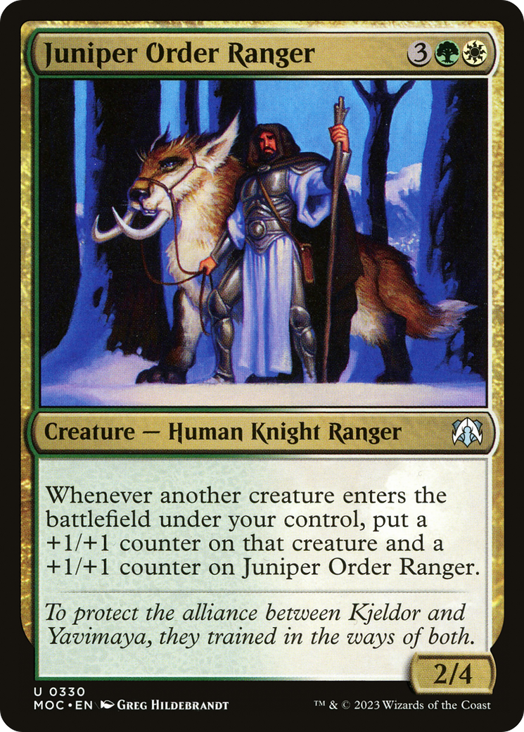 Juniper Order Ranger [March of the Machine Commander] | Anubis Games and Hobby