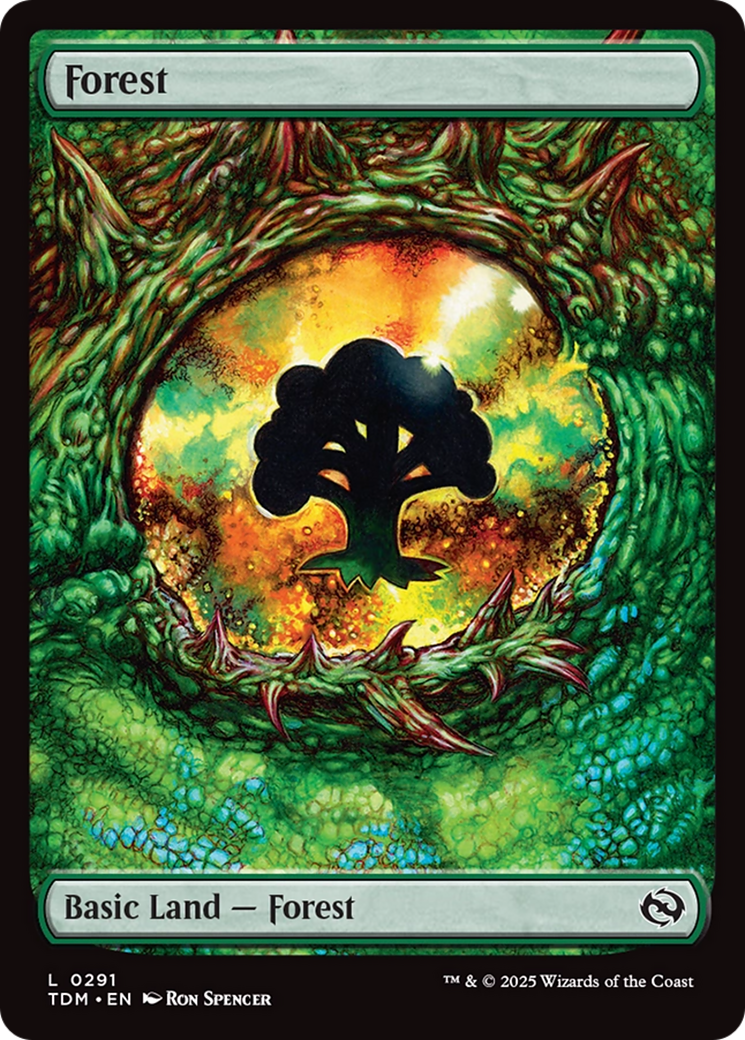 Forest (0291) [Tarkir: Dragonstorm] | Anubis Games and Hobby