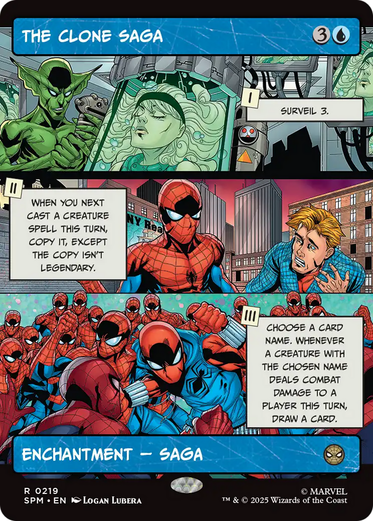 The Clone Saga (Borderless) [Marvel's Spider-Man] | Anubis Games and Hobby