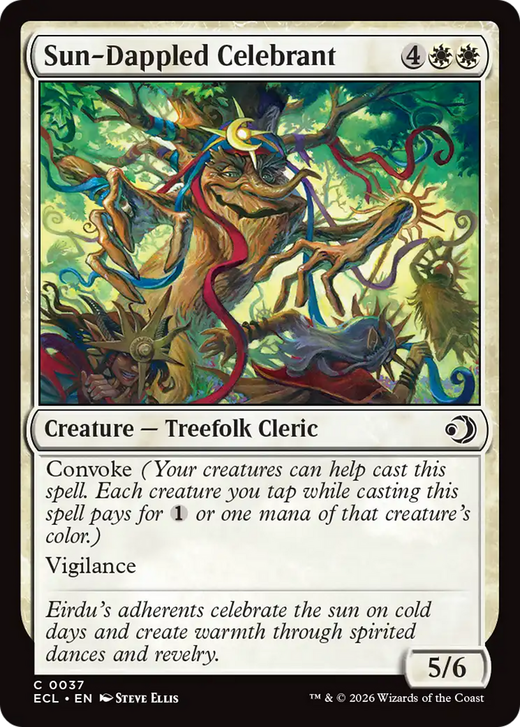 Sun-Dappled Celebrant [Lorwyn Eclipsed] | Anubis Games and Hobby