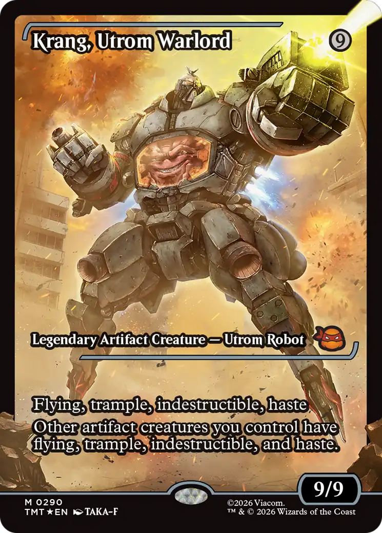 Krang, Utrom Warlord (Showcase) [Teenage Mutant Ninja Turtles] | Anubis Games and Hobby