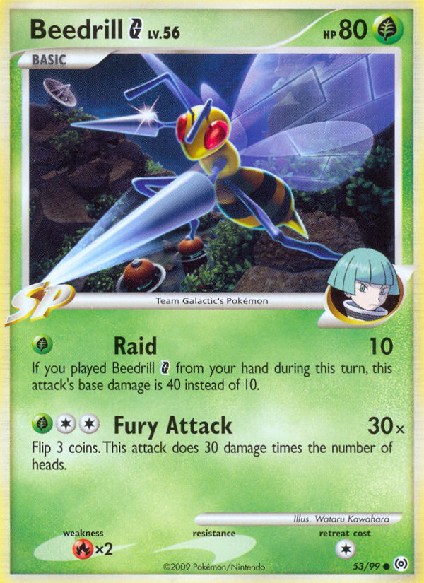 Beedrill G (53/99) [Platinum: Arceus] | Anubis Games and Hobby