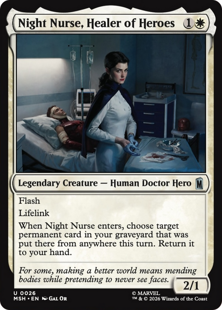 Night Nurse, Healer of Heroes [Marvel Super Heroes] | Anubis Games and Hobby