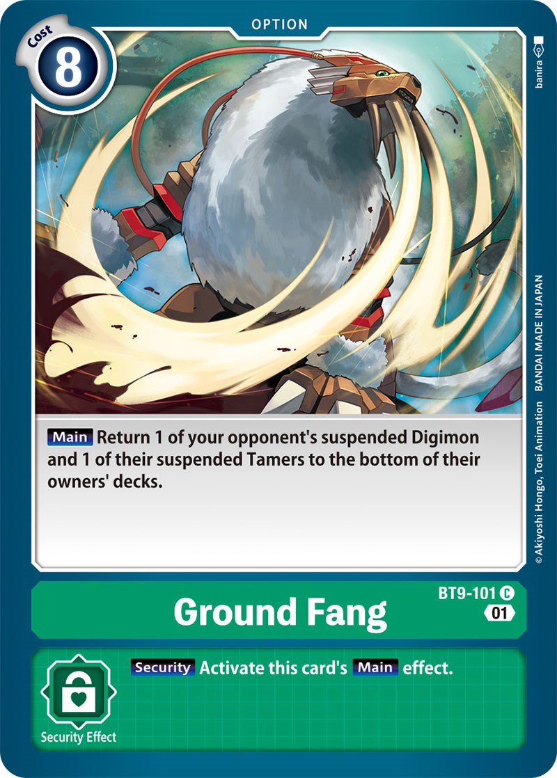 Ground Fang [BT9-101] [X Record] | Anubis Games and Hobby