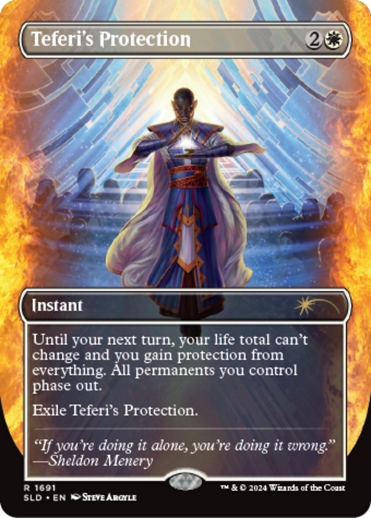 Teferi's Protection (1691) [Secret Lair: Sheldon's Spellbook] | Anubis Games and Hobby