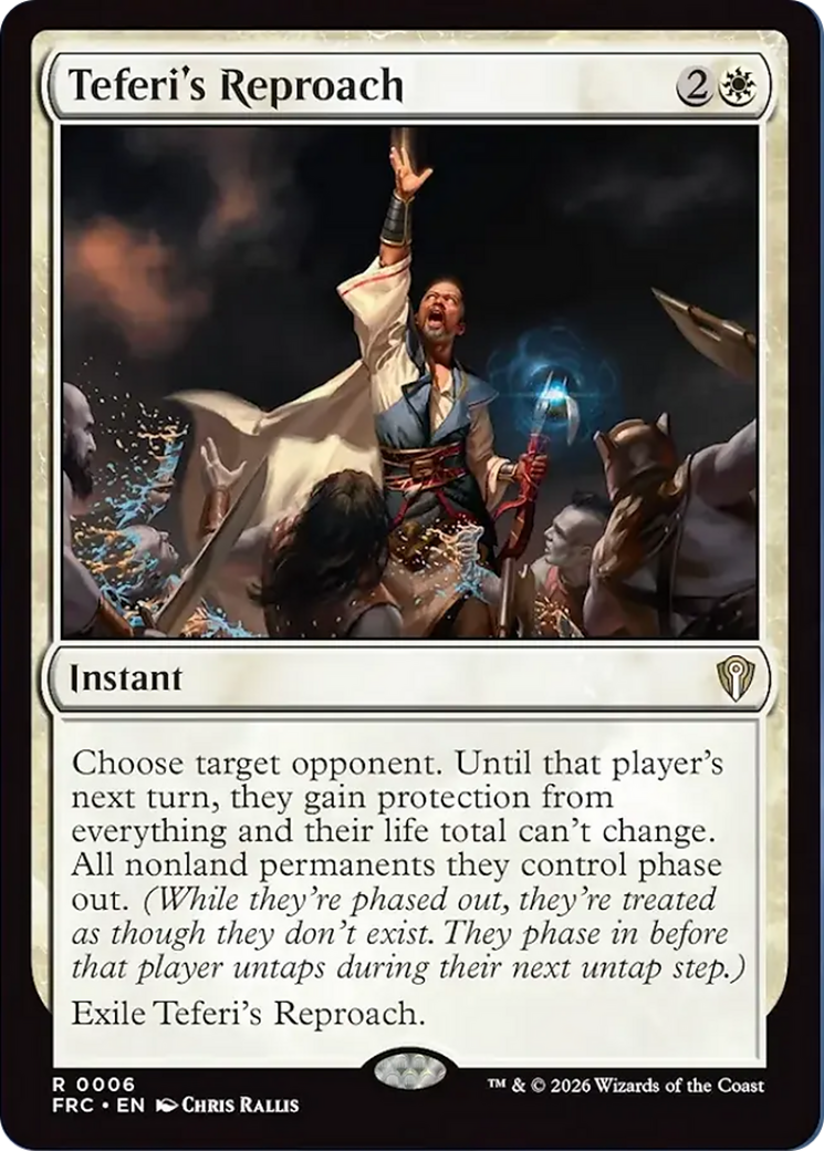 Teferi's Reproach [Reality Fracture Commander] | Anubis Games and Hobby