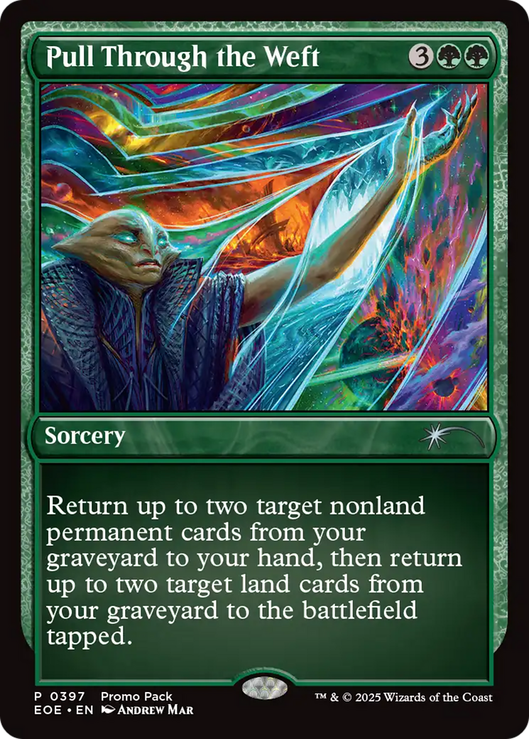 Pull Through the Weft (Promo Pack) [Edge of Eternities Promo Pack] | Anubis Games and Hobby