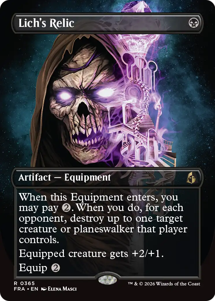 Lich's Relic (Borderless) [Reality Fracture] | Anubis Games and Hobby