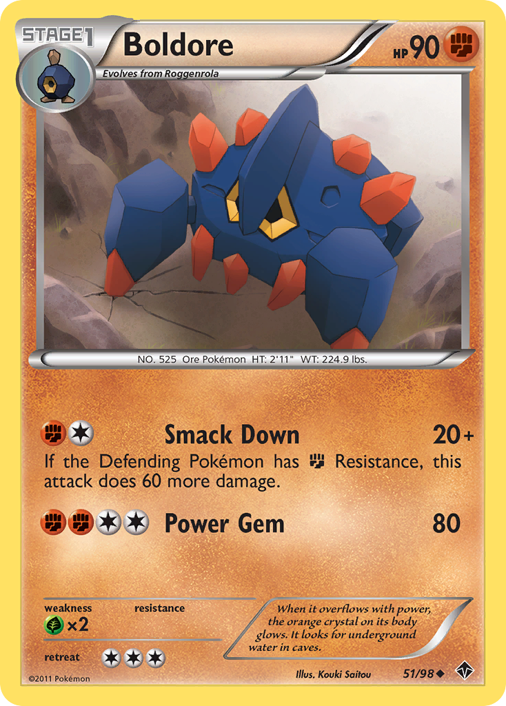 Boldore (51/98) [Black & White: Emerging Powers] | Anubis Games and Hobby