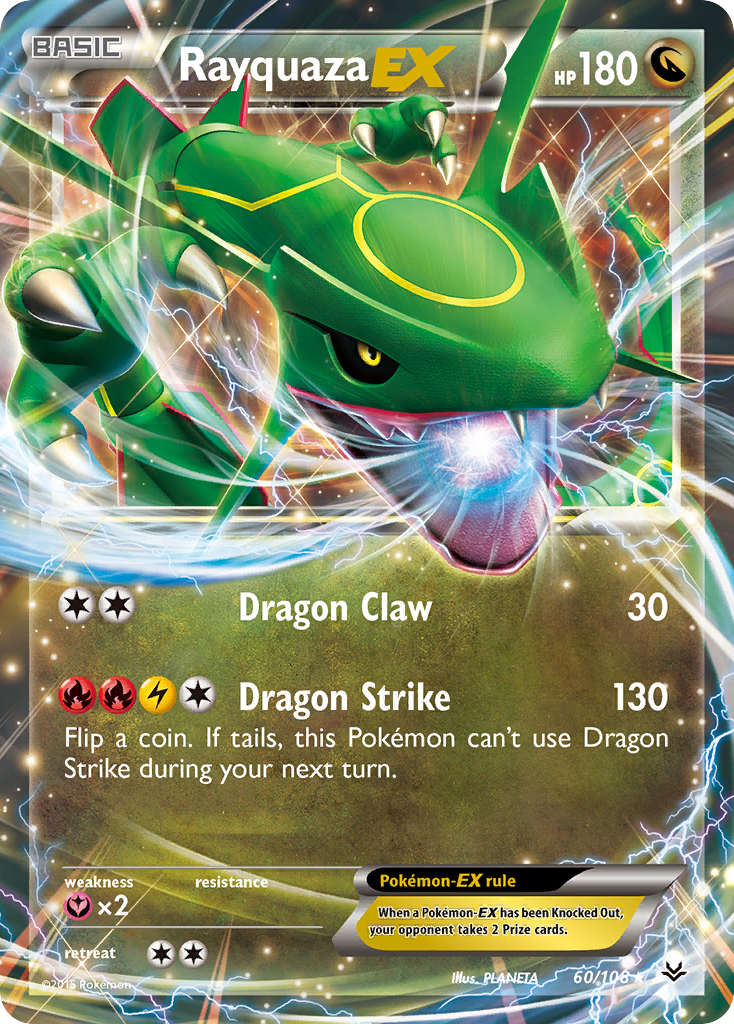 Rayquaza EX (60/108) [XY: Roaring Skies] | Anubis Games and Hobby