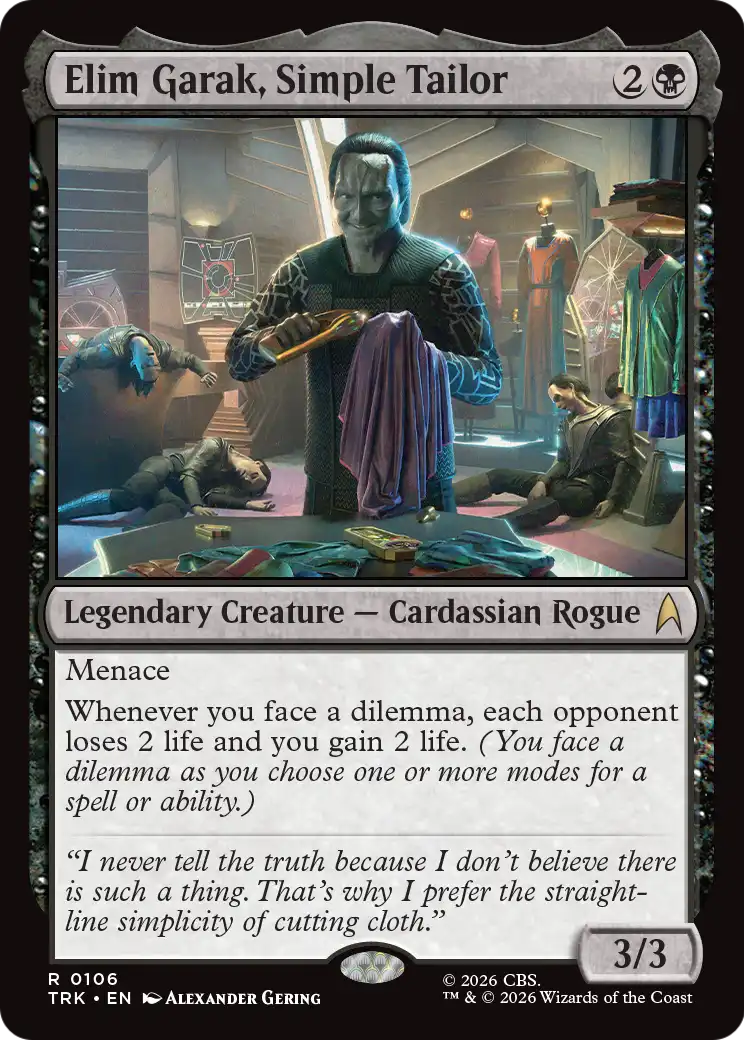 Elim Garak, Simple Tailor [Star Trek] | Anubis Games and Hobby