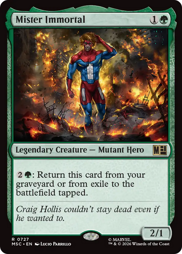 Mister Immortal [Marvel Super Heroes Commander] | Anubis Games and Hobby