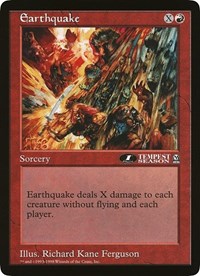 Earthquake (Oversized) [Oversize Cards] | Anubis Games and Hobby