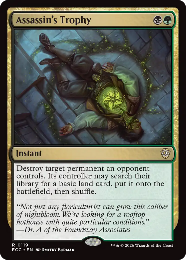 Assassin's Trophy [Lorwyn Eclipsed Commander] | Anubis Games and Hobby