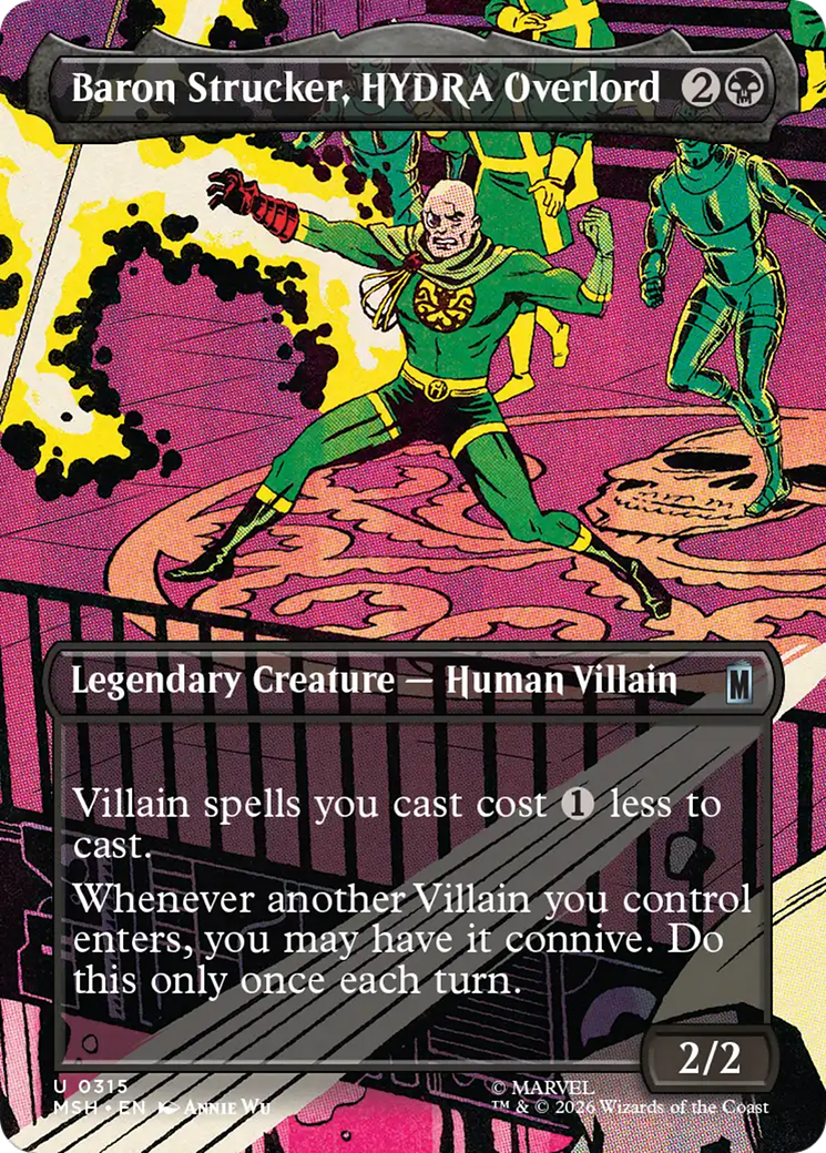 Baron Strucker, HYDRA Overlord (Borderless) (0315) [Marvel Super Heroes] | Anubis Games and Hobby