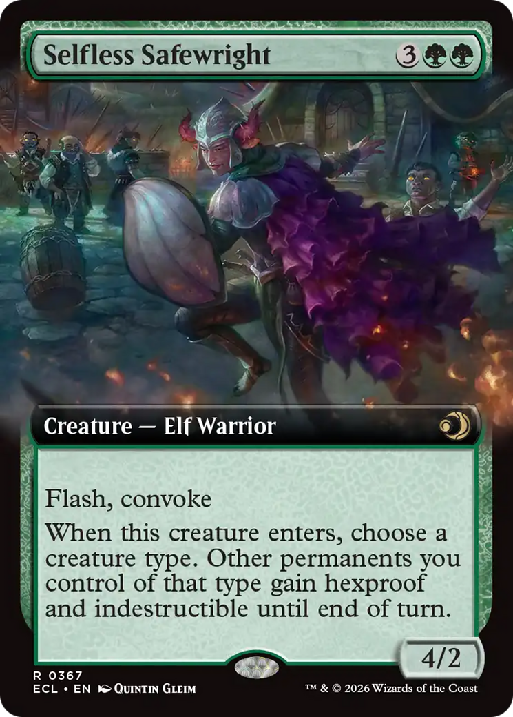Selfless Safewright (Extended Art) [Lorwyn Eclipsed] | Anubis Games and Hobby