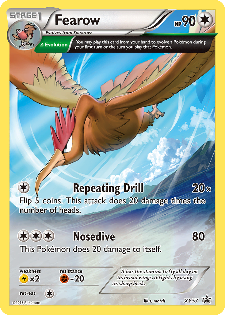 Fearow (XY57) [XY: Black Star Promos] | Anubis Games and Hobby