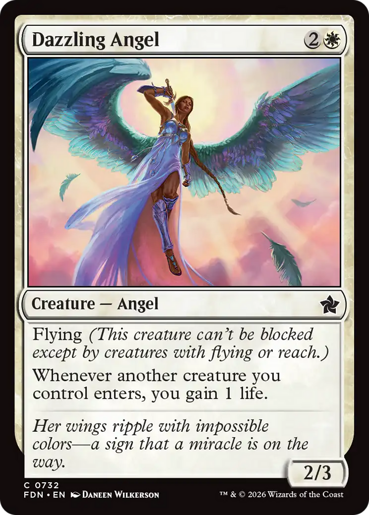 Dazzling Angel (0732) [Foundations] | Anubis Games and Hobby