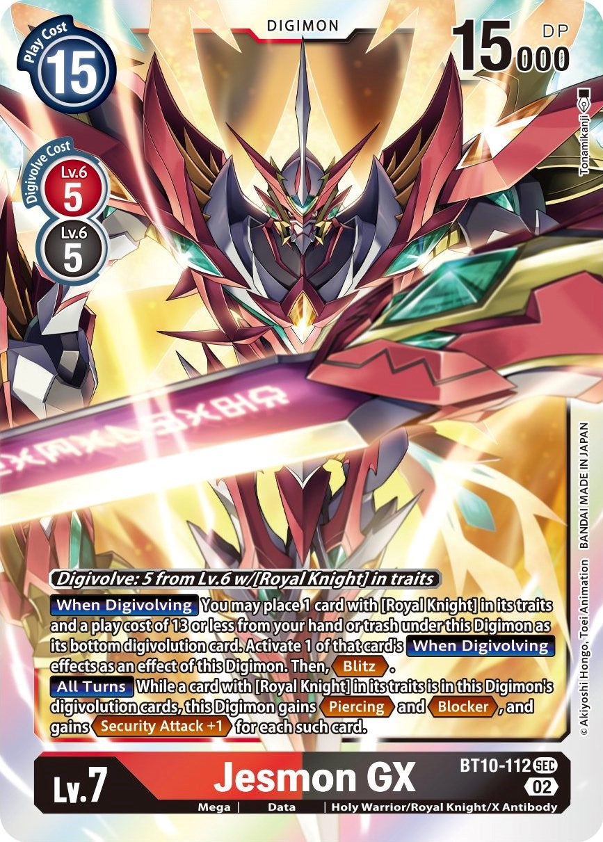 Jesmon GX [BT10-112] [Xros Encounter] | Anubis Games and Hobby