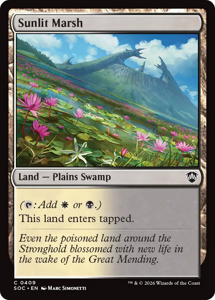 Sunlit Marsh [Secrets of Strixhaven Commander] | Anubis Games and Hobby