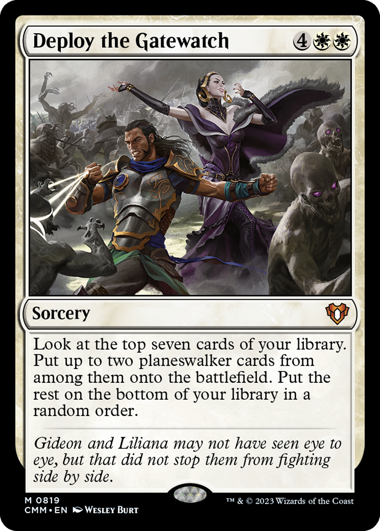 Deploy the Gatewatch [Commander Masters] | Anubis Games and Hobby