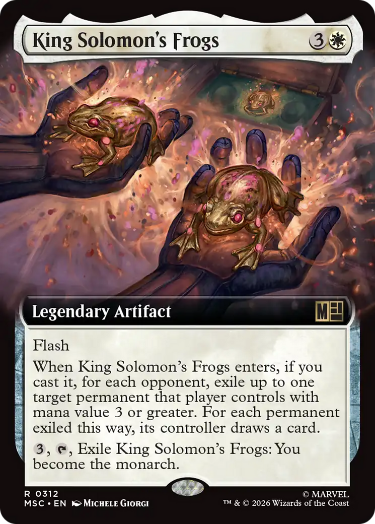 King Solomon's Frogs (Extended Art) [Marvel Super Heroes Commander] | Anubis Games and Hobby