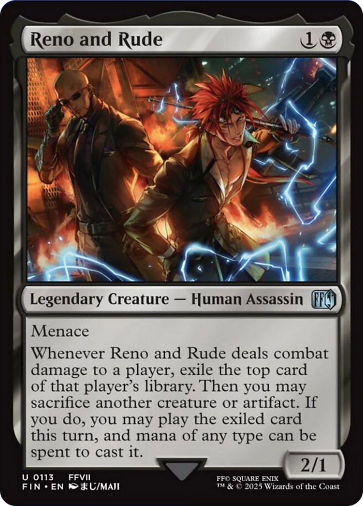 Reno and Rude [FINAL FANTASY] | Anubis Games and Hobby