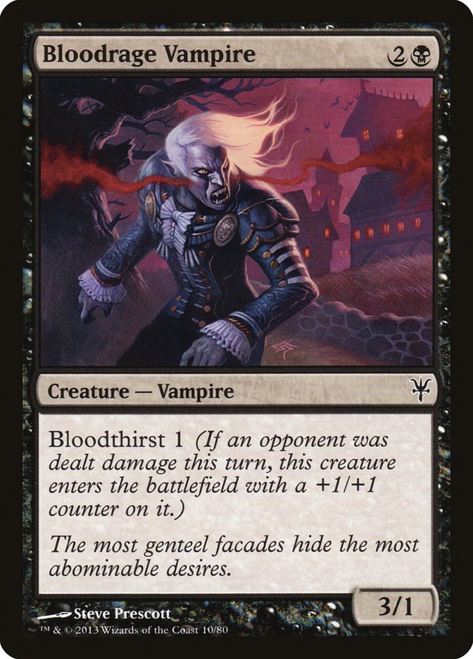 Bloodrage Vampire [Duel Decks: Sorin vs. Tibalt] | Anubis Games and Hobby