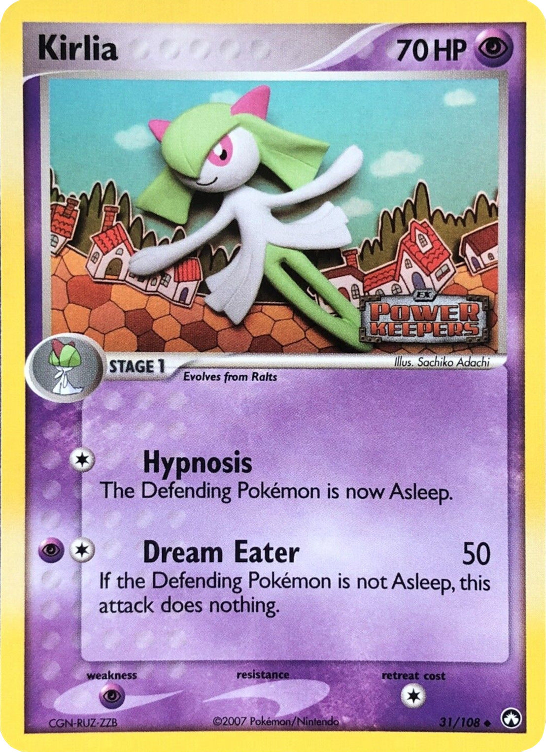 Kirlia (31/108) (Stamped) [EX: Power Keepers] | Anubis Games and Hobby