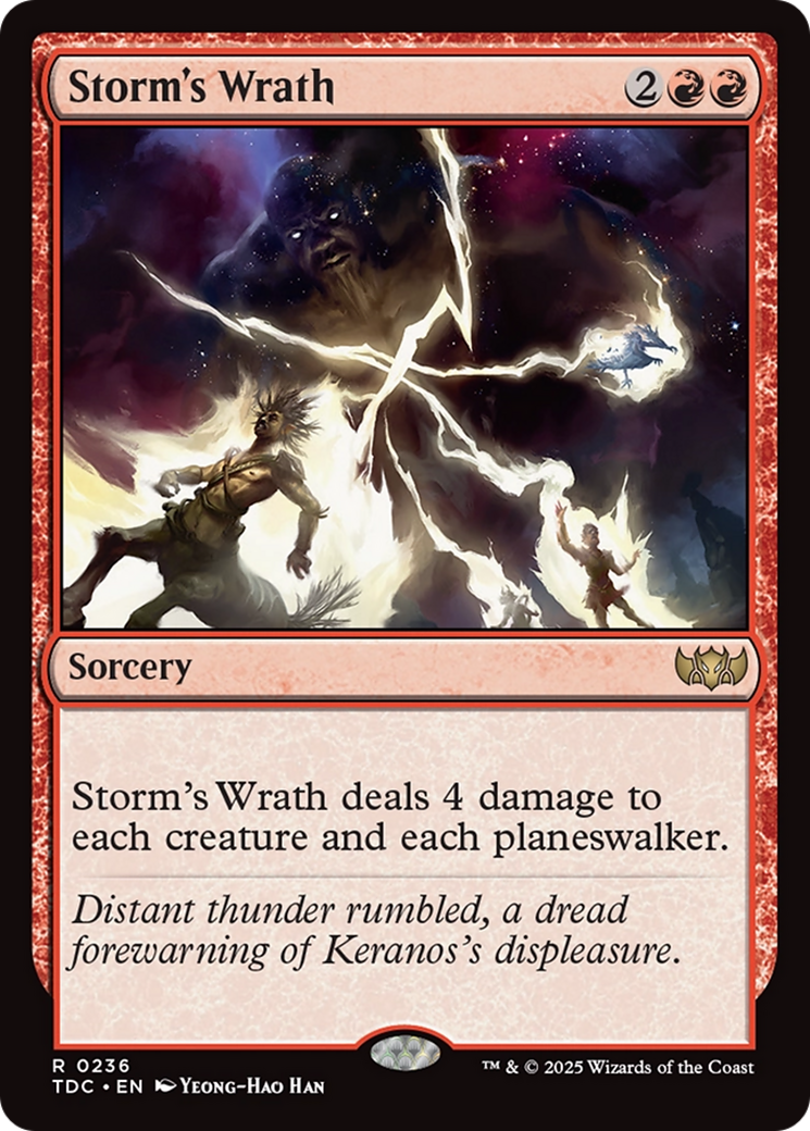 Storm's Wrath [Tarkir: Dragonstorm Commander] | Anubis Games and Hobby