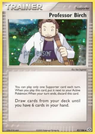 Professor Birch (82/106) (2006) [Professor Program Promos] | Anubis Games and Hobby
