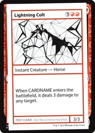 Lightning Colt (2021 Edition) [Mystery Booster Playtest Cards] | Anubis Games and Hobby