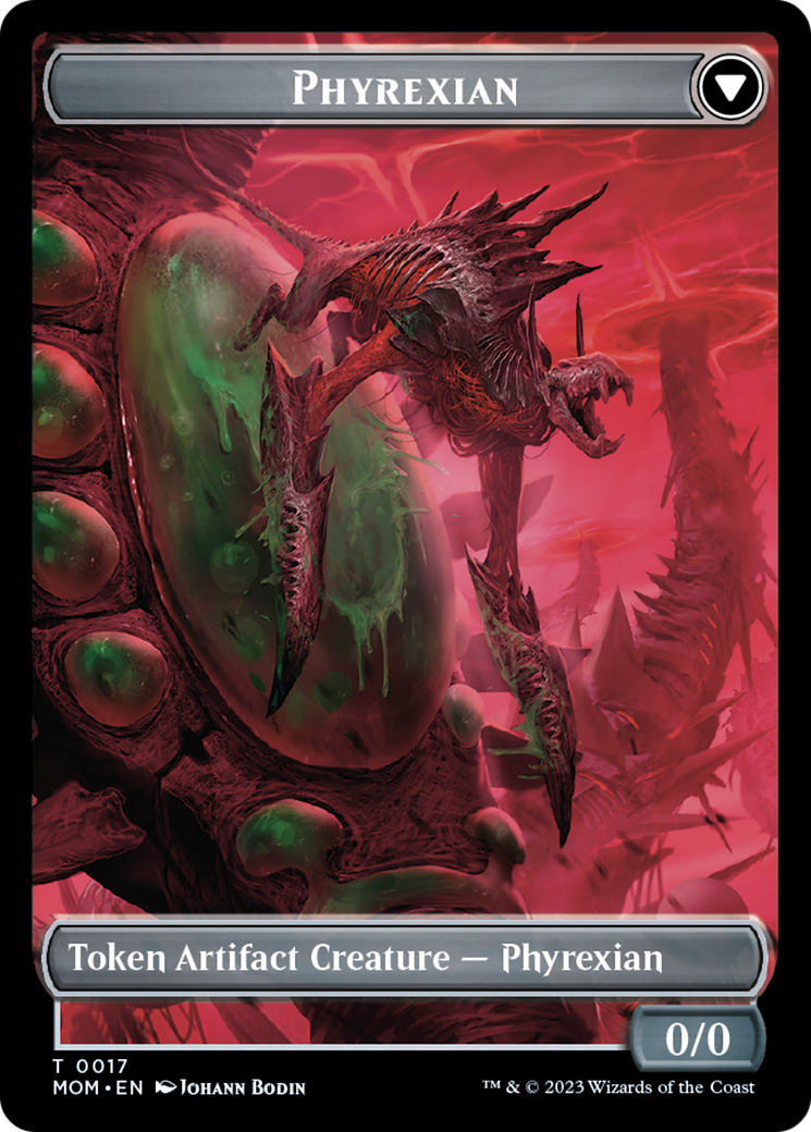 Incubator // Phyrexian (17) Double-Sided Token [March of the Machine Tokens] | Anubis Games and Hobby