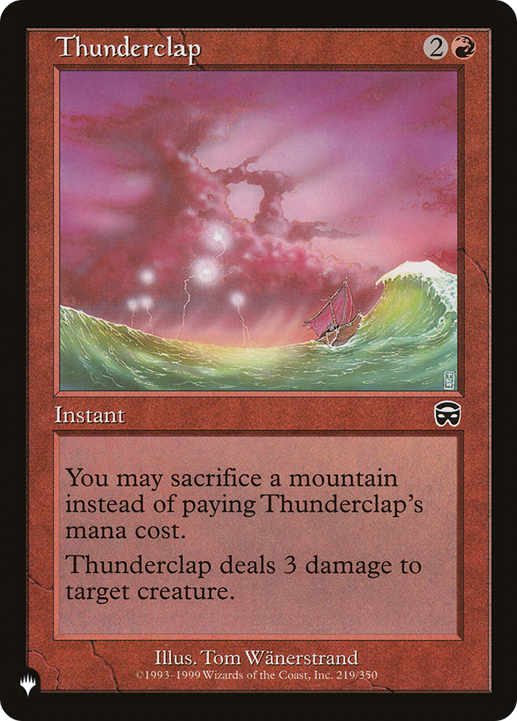 Thunderclap [The List Reprints] | Anubis Games and Hobby