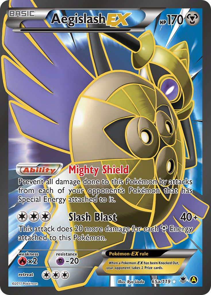 Aegislash EX (65a/119) [Alternate Art Promos] | Anubis Games and Hobby