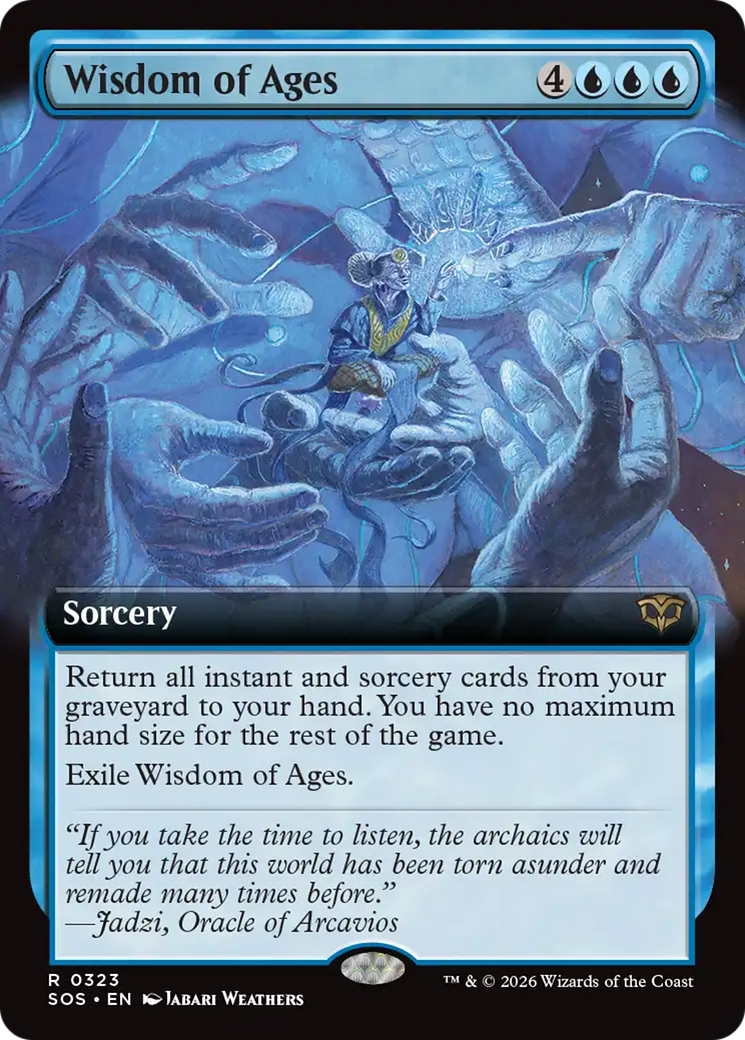 Wisdom of Ages (Extended Art) [Secrets of Strixhaven] | Anubis Games and Hobby