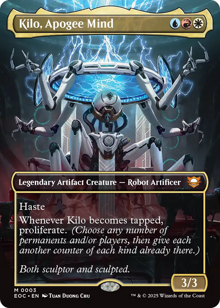 Kilo, Apogee Mind (Borderless) [Edge of Eternities Commander] | Anubis Games and Hobby