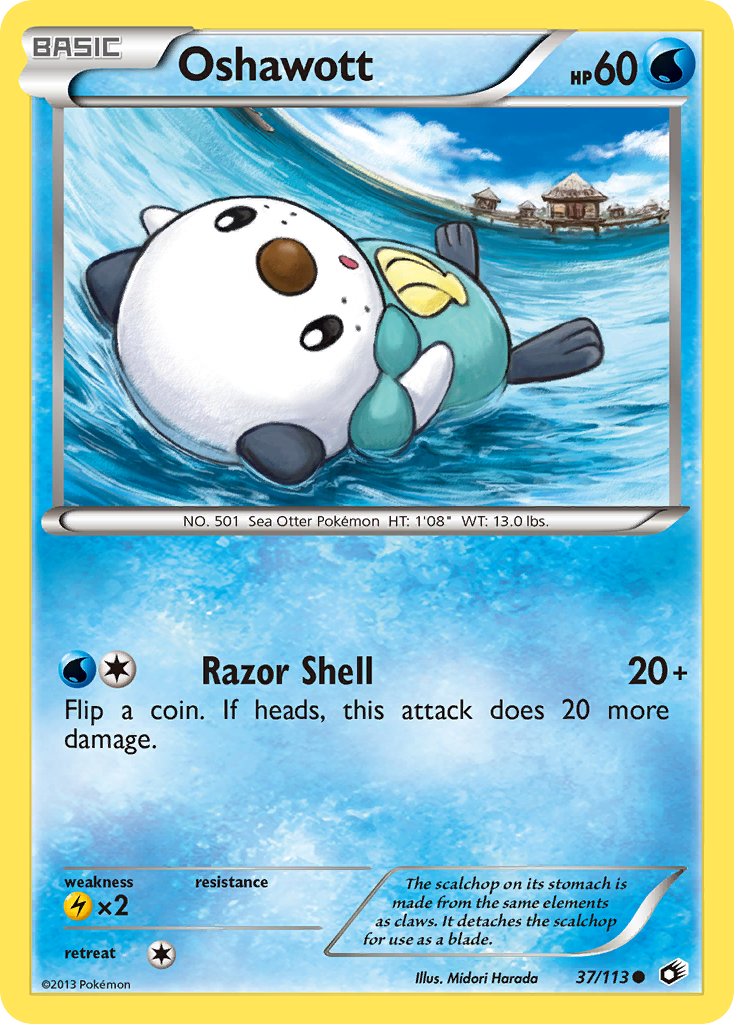 Oshawott (37/113) [Black & White: Legendary Treasures] | Anubis Games and Hobby