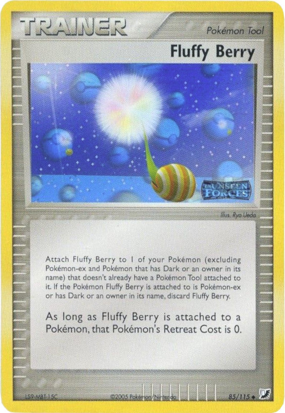 Fluffy Berry (85/115) (Stamped) [EX: Unseen Forces] | Anubis Games and Hobby