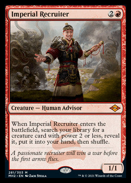 Imperial Recruiter (Foil Etched) [Modern Horizons 2] | Anubis Games and Hobby