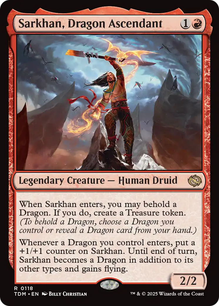 Sarkhan, Dragon Ascendant (118) [Tarkir: Dragonstorm] | Anubis Games and Hobby