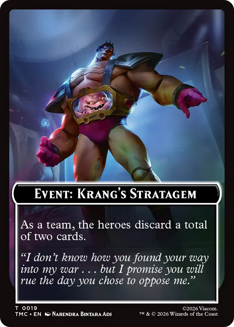 Event: Krang's Stratagem [Teenage Mutant Ninja Turtles Commander Tokens] | Anubis Games and Hobby